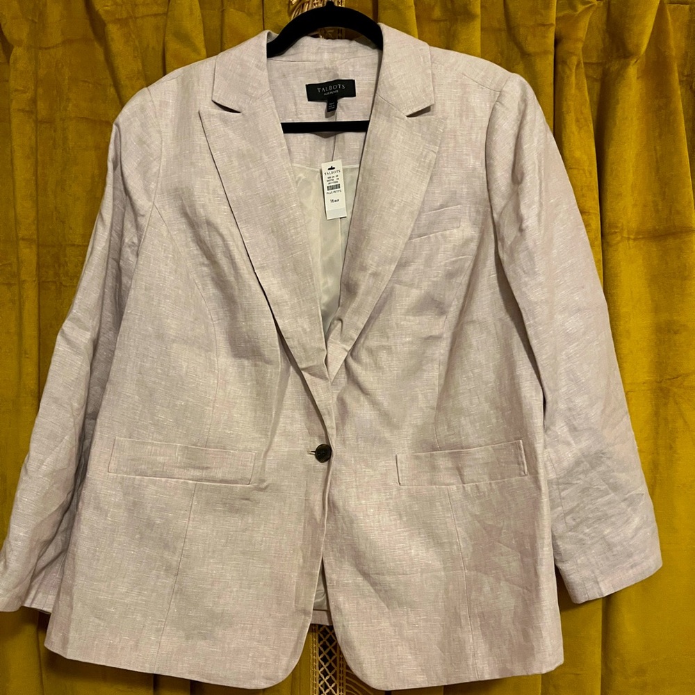 Talbots Cream Blazer